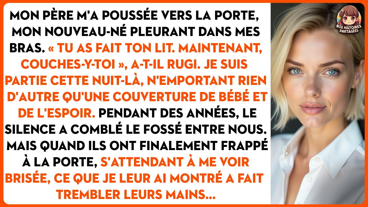 Rejetée par mon père avec mon bébé. Des années plus tard, ma revanche l'a fait trembler.