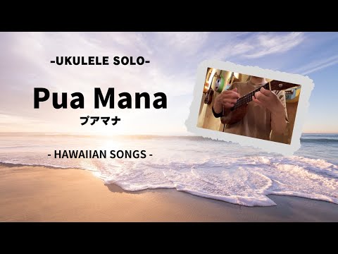 初心者 参考動画 ウクレレソロ　Pua Mana〜プアマナ〜 #ukulelecover