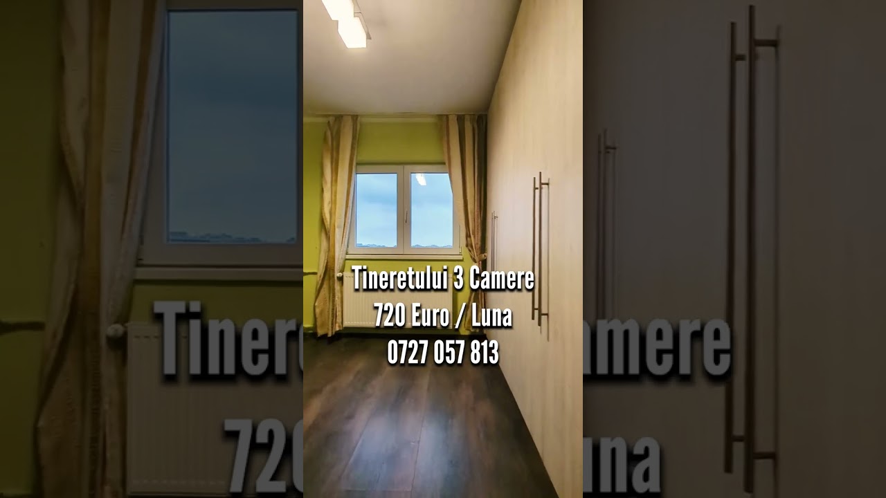 Inchiriere Apartament 3 Camere | Bulevardul Tineretului | Vedere la Parc