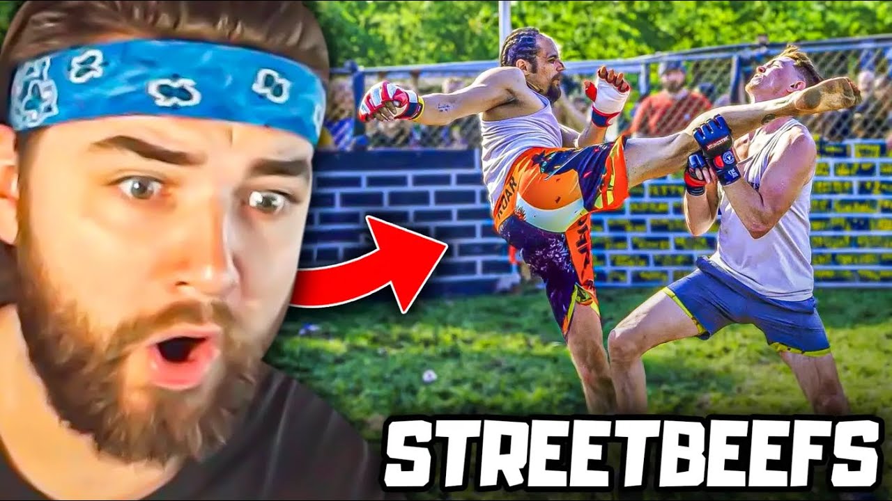 Реакция KingWoolz на самые безумные нокауты от Streetbeefs! (БЕЗУМИЕ)