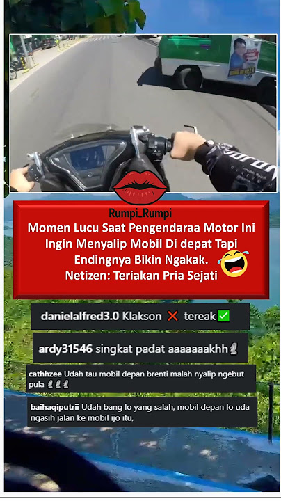 Teriakan laki-laki sejati😭 Singkat, Padat, Aaaaaaakhh 🦅#berkendara #kaget #teriak #funny #shorts