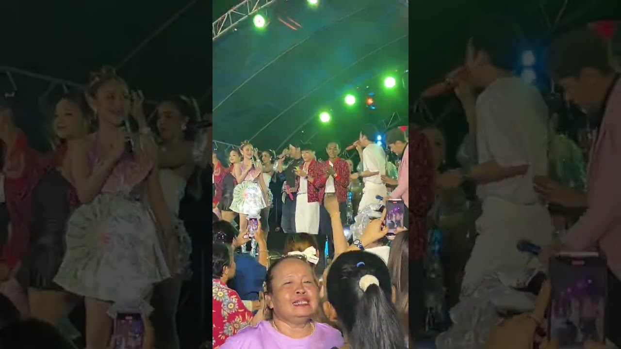 นุ่นร้อง แนทนุเต้นอยู่ข้างล่างมันส์มากก่อนจบการแสดงคอนเสิร์ต ศรรักวิเชียรโชว์งานไหว้ครู