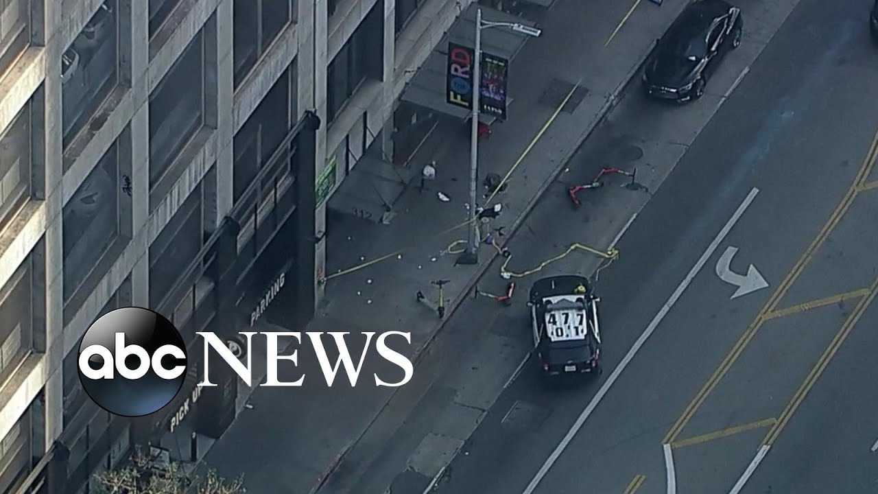 Man shot outside Grand Central Market in Los Angeles