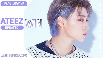 [Updated 100% Correct] ATEEZ- WIN [Line Distribution Color Coded] By Park Jaeyone