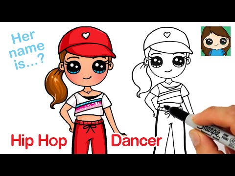 How To Draw A Hip Hop Dancer Cute Girl