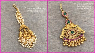 cz and matte finish tikkas with price | buy online jewellery