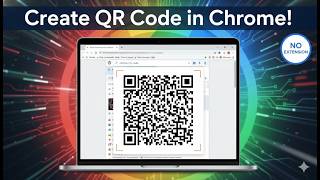 How to Create a QR Code for Any Website in Google Chrome | No Extensions Needed! 🔥