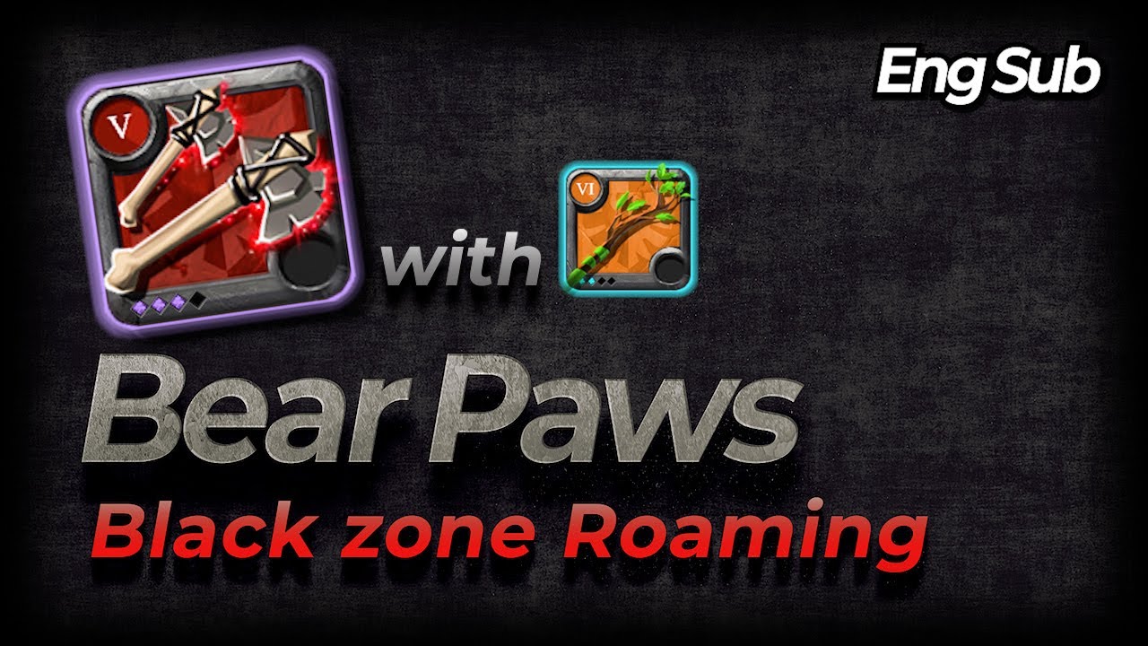 I Got a Healer xD | Bear Paws + Great Nature Staff Duo Roaming | Albion Online | Duo PvP