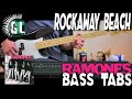 The Ramones - Rockaway Beach | Bass Cover With Tabs in the Video