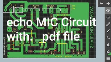 Echo mic circuit with pdf file
