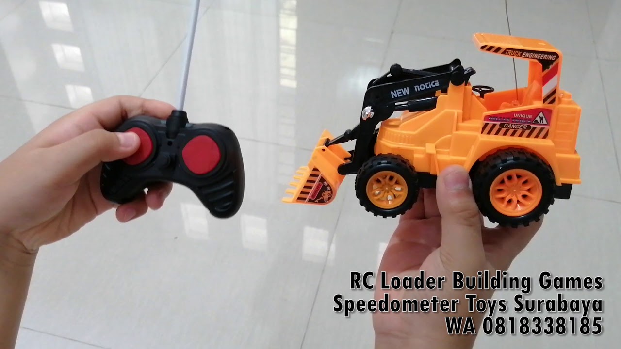 RC Loader Buiding Games Mainan  Anak Alat Berat Remote  