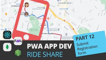 Rideshare app part 12 - ReactJS - Submitting the registration form