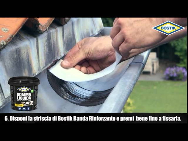 Come impermeabilizzare il lucernario con Bostik Gomma Liquida 