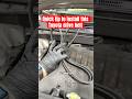 Quick tip for installing a drive belt on a Toyota. Here’s how to make it smooth and easy!
