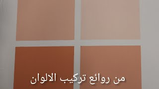 لاول مره تركيب لون السيمون و البصلي و الهافان الجملي باستخدام الاصفر الجملي من روائع تركيب الالوان