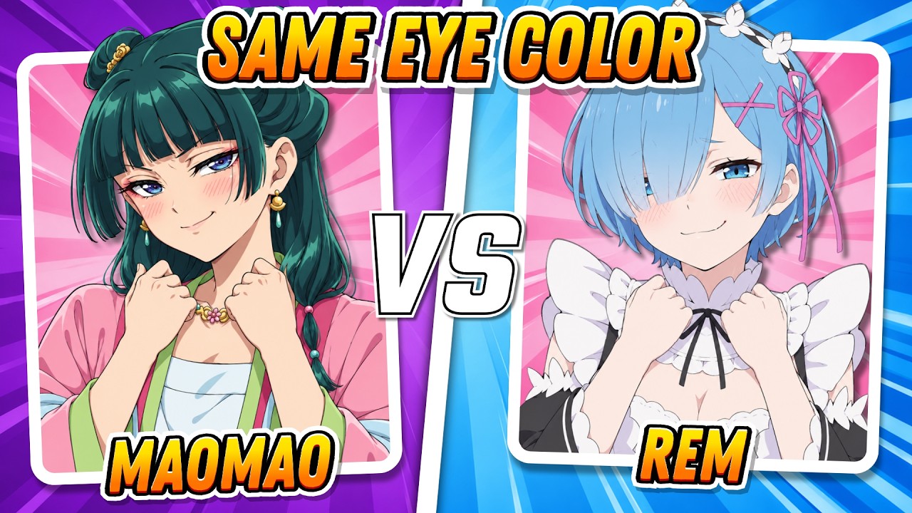 Same Color Eyes 3 CHARACTERS. SAME EYE COLOR. 👁️🔥 ONLY ONE CAN STAY! - YouTube