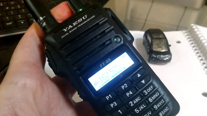 Listen to weather radio on your Yaesu FT-65 transceiver