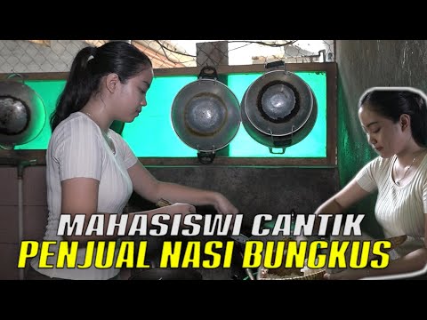 EVI MAHASISWI CANTIK BERJUALAN NASI TIMBEL SELAMA KULIAH ONLINE