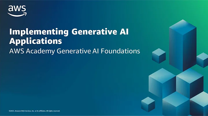 Module 8 Introduction | AWS Academy Generative AI Foundations [124220]