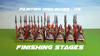 Painting 4th Edition High Elves - 05 Finishing Stages