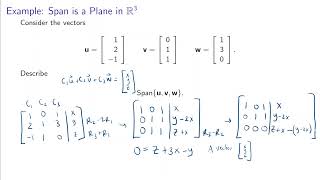 18. Understanding Linear Algebra 2.3: The Geometry of Span