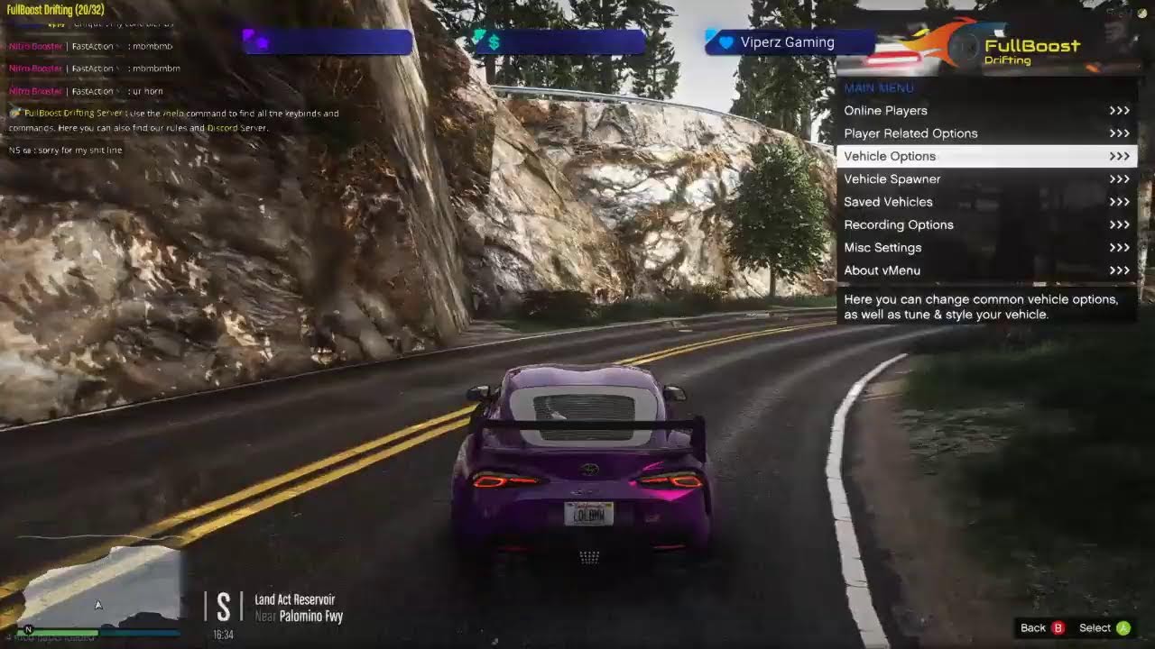 fiveM fullboost drifting