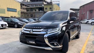 正2019年Mitsubishi Outlander 尊貴型七人座2.4 黑色實車實價 ... 