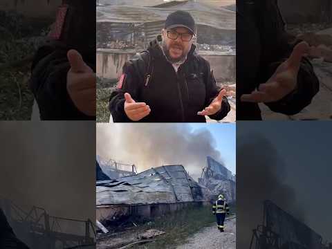 Los MISILES y DRONES del ejército ruso alcanzan KIEV #shorts