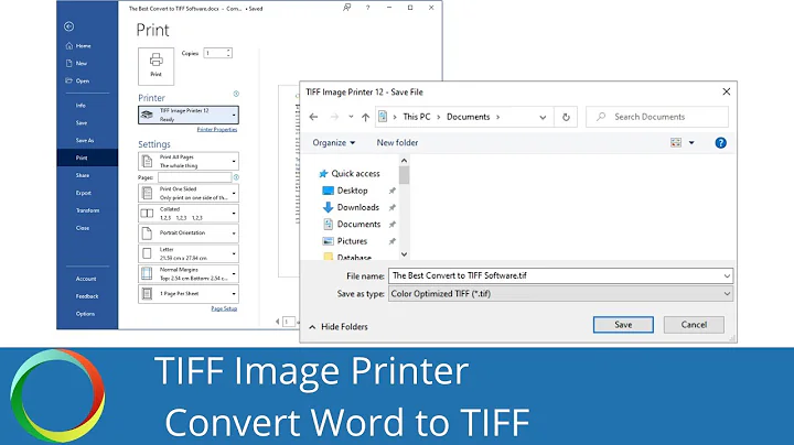 Word to TIFF Converter | TIFF Image Printer 12 | PEERNET