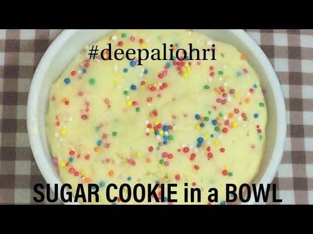 SUGAR COOKIE IN A BOWL #VLOGMAS2018 #DEEPALIOHRI | Deepali Ohri