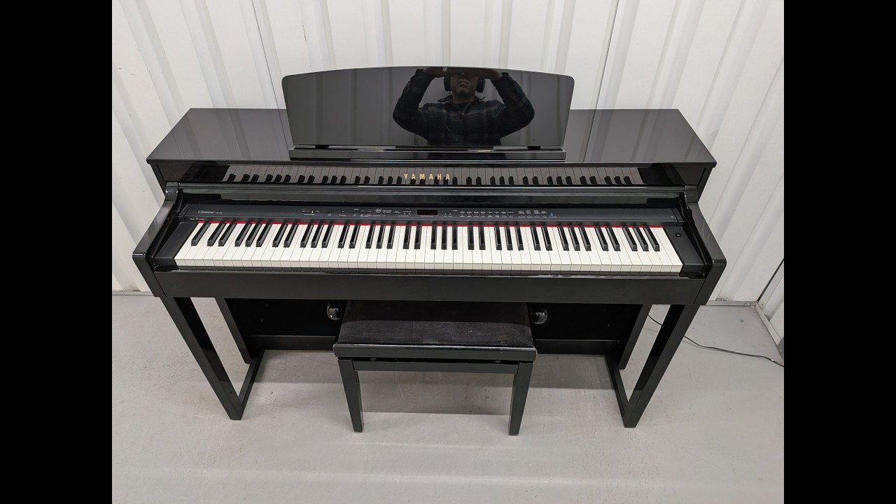 Yamaha Clavinova CLP-470 ブラック Yamaha Clavinova CLP-470 digital piano polished ebony glossy black