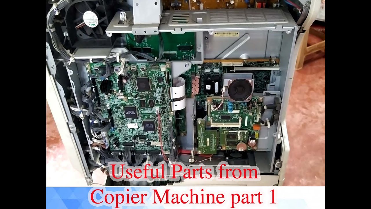 Useful Parts from Old Ricoh Aficio mpc2051 Copier Machine part 1 YouTube
