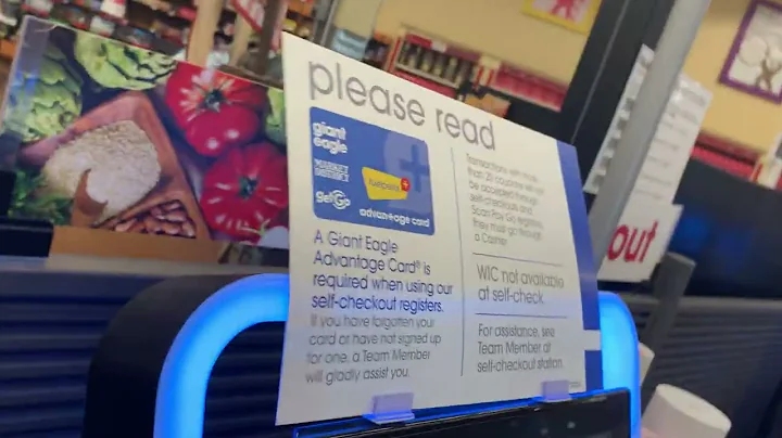 Toshiba self checkout at market district Oxford drive bethel park pa