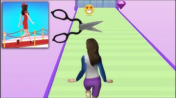 Clothes Run All Levels Mobile Game Walkthrough iOS,Android DressUp Gameplay New Trailer Level 1