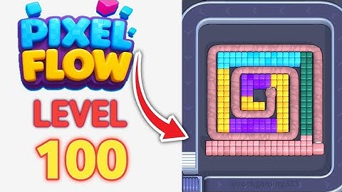 Pixel Flow Level 100 Walkthrough