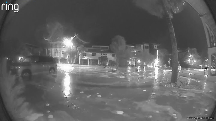 Helene flooding in Clearwater, Fla.