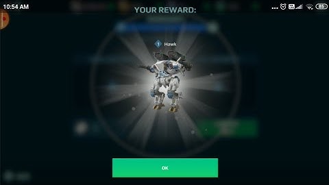 War robot getting the hawk from workshop!!