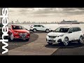 Mazda CX-9 v Skoda Kodiaq v Peugeot 5008 comparison review | Wheels Australia