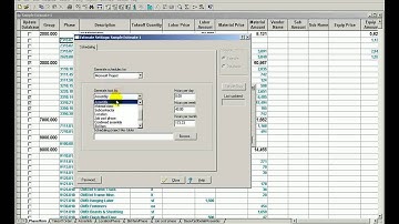 Sage Estimating: Video 9 Creating MS Project Schedule, Pervasive (Legacy)