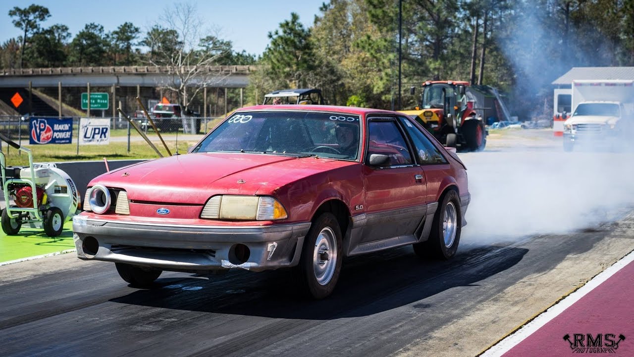 Budget Fox Body Drag Car - YouTube.