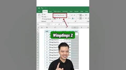 Cách tạo dấu tích và dấu x sử dụng nhanh trong excel #excel  #windows  #tinhocvanphong  #words