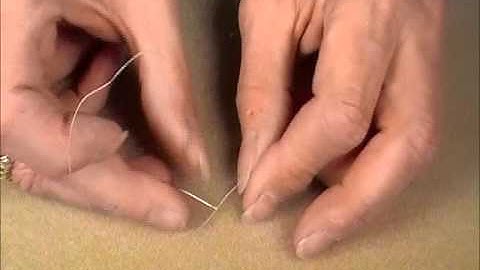 Beading Needle Threading