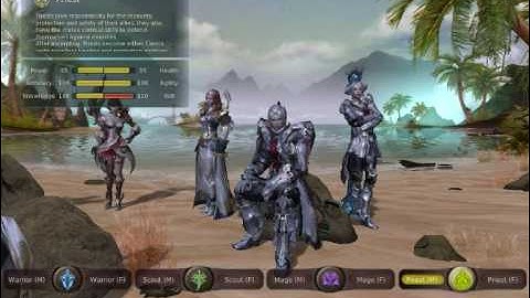 Aion - Chararcter Class Creation Page & birth of Widya, Princess of Tears