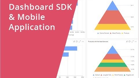 Syncfusion Dashboard SDK and Mobile Application