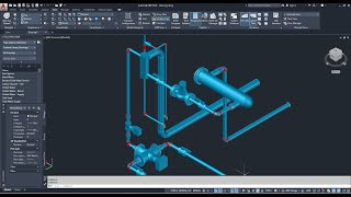 AutoCAD MEP, how to draw booster unit, piping