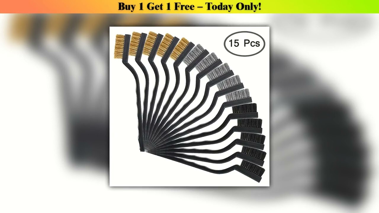 3/15pcs Professional Wire — Unboxing (2025): 3/15pcs Professional Wire Brush Set