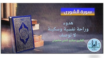 41- Pages 487-488 Surah Al-Shura HD,  تلاوة عطرة من سورة الشورى للقارئ صلاح الدين مانمبان خط كبير