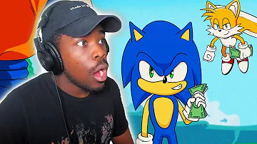 SSJ9k Sonic vs Goku Rap Battle Reaction