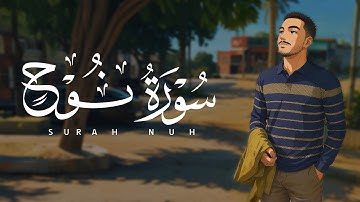 ابراهيم الصعيدي بنبرة مريحة لقلبك - سورة نوح كاملة - روووووووووعة ـ اسمع بقلبك ❤️