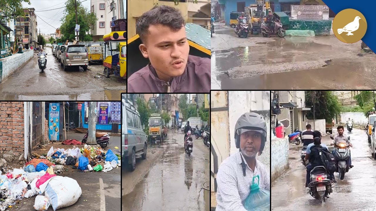 Hyderabad: Drainage water overflowing on road in Old City